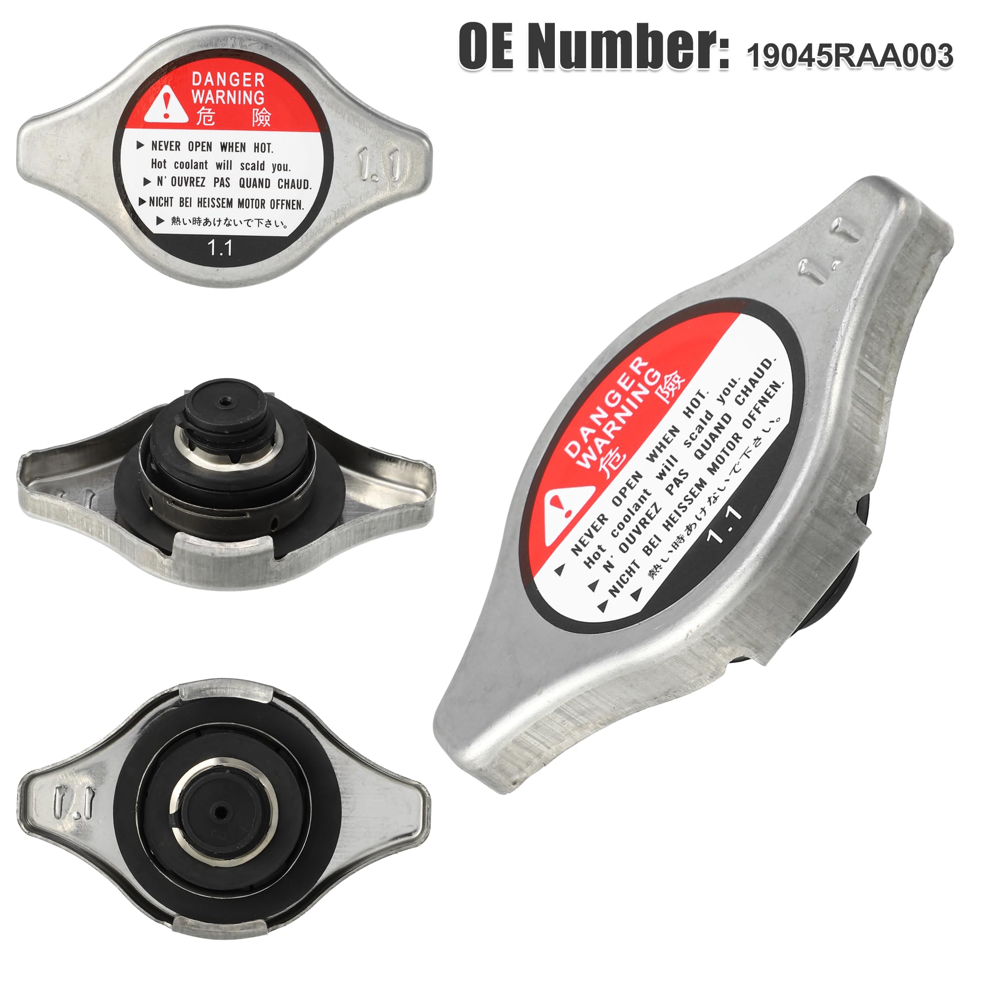 A ABSOPRO Motore Radiatore Tappo Adatto per Honda Accord No.19045RAA003-1 pezzo