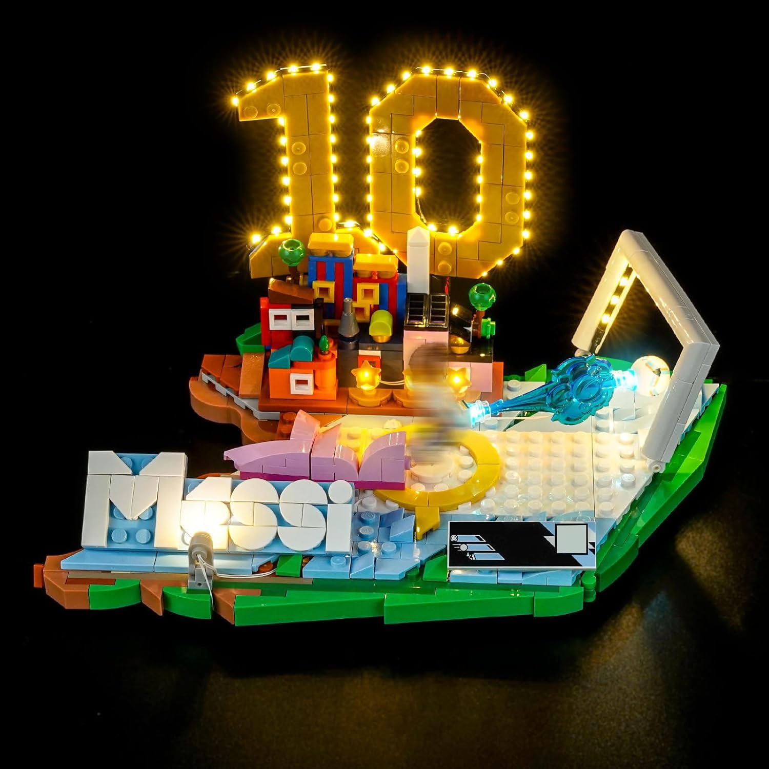 Upgraded Led Light Kit Compatible with LEGO Lionel Messi – Soccer Highlights Building Set, Lights Decoration Compatible with LEGO 43011, Gift Idea for Sports Lovers (Model Not Included)