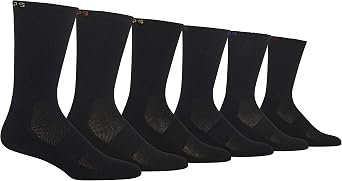 Chaps Mens Sport Cushioned Athletic Socks 6-Pack