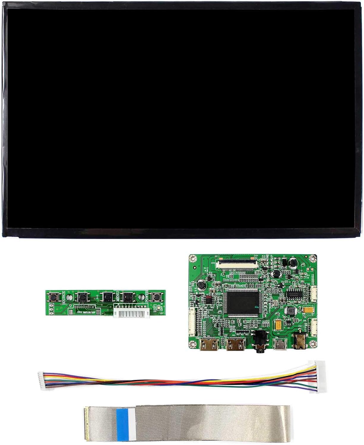VSDISPLAY 10.1 inch 10.1" 2560X1600 IPS LCD Screen VVX10T025J00 with 2 LCD Controller Board
