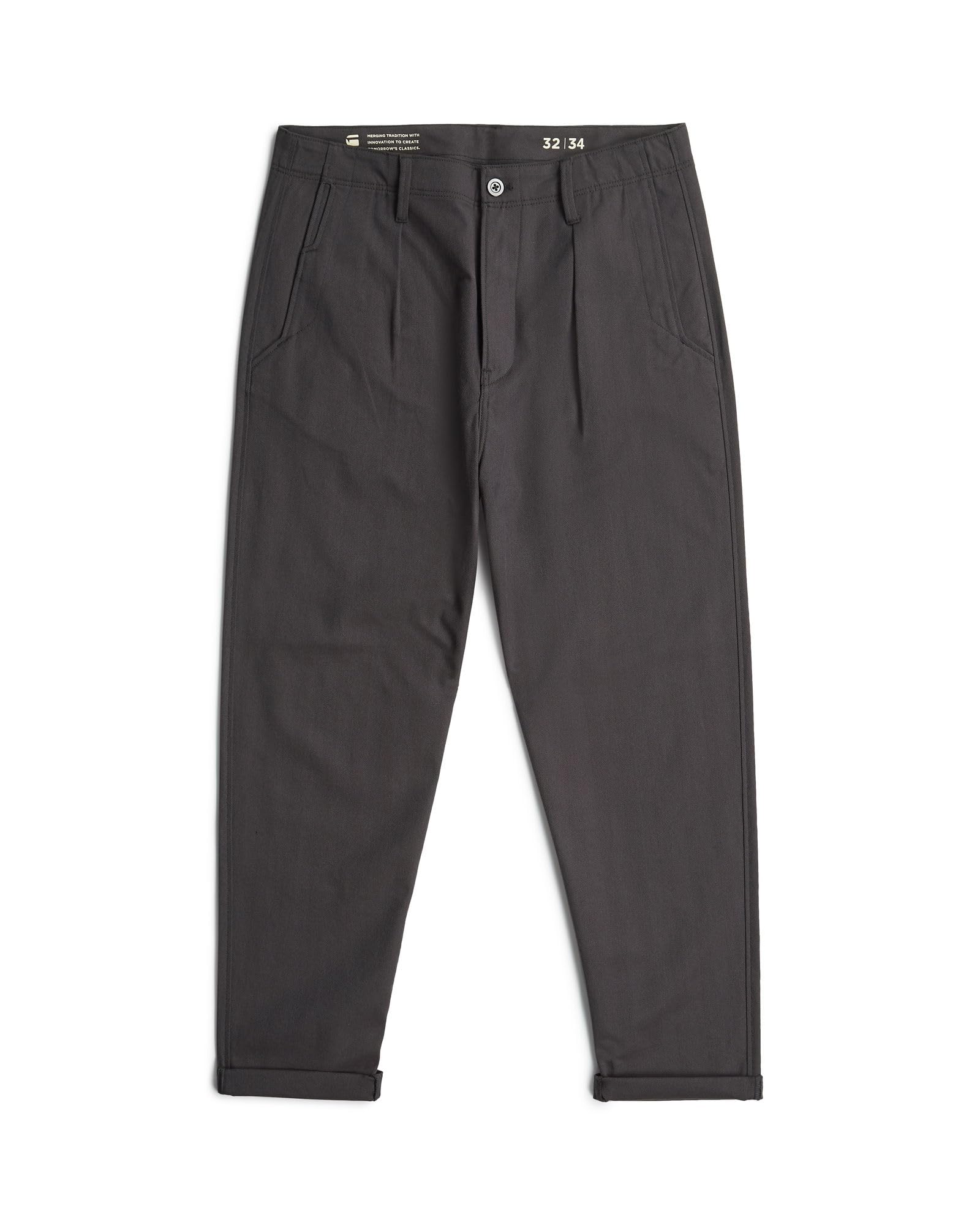 G-STAR RAW Pleated Chino Relaxed Tapered - Spodnie Mężczyźni