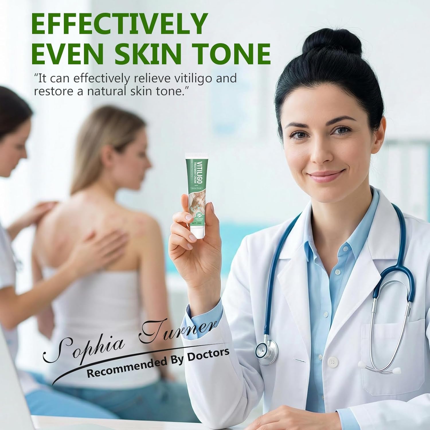 Vitiligo Treatment Cream-Gentle Natural Formula for Skin Tone, Supports Healthy Skin Appearance, Suitable for All Skin Types - Image 8