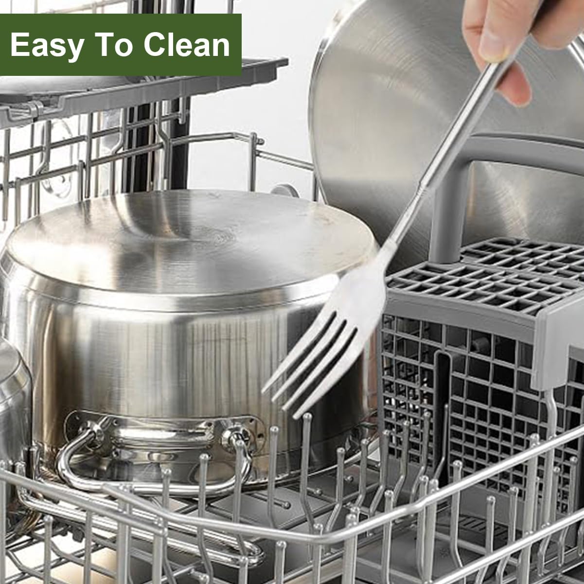 Extendable Fork, BBQ Telescopic Extendable Stainless Steel Dinner Fork, 8.7~25.4in Extra Long Fork for Barbecue Toasting Dinner Fruit Dessert Sausage Vegetable