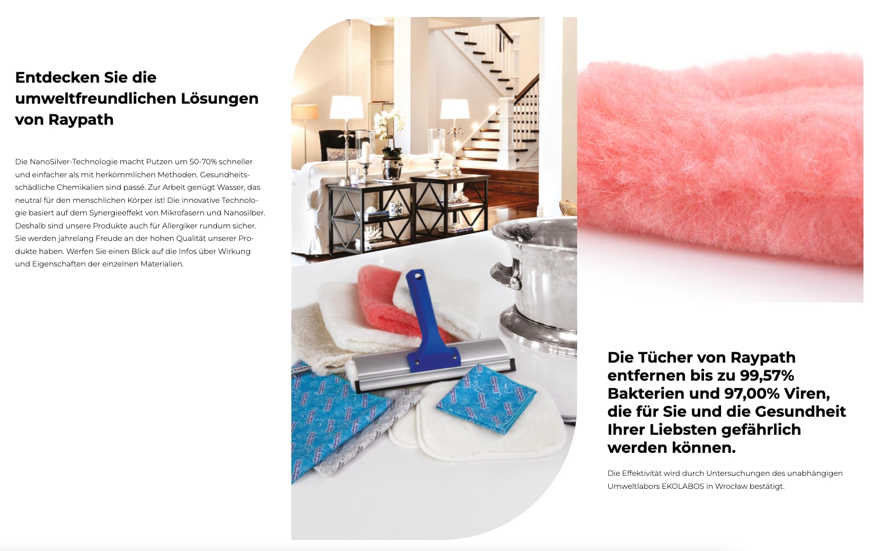 Universal Set Mini- Handschuh NOVA - Zur Reinigung von Teppichen und TEXILLEN - CHEMIA FREI