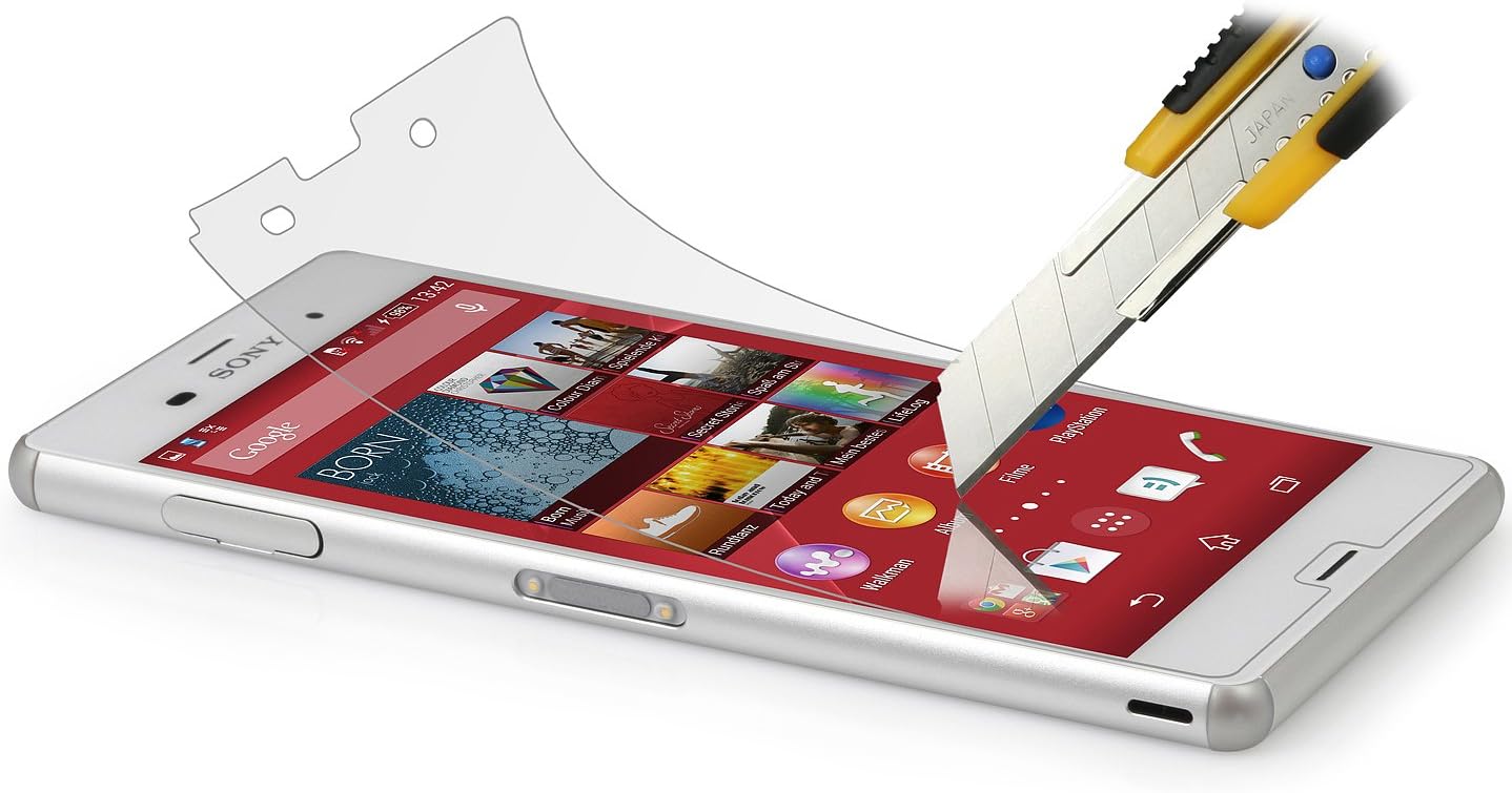 StilGut® 2 x Tempered Glass Screen Protector (Front) for Sony Xperia Z3