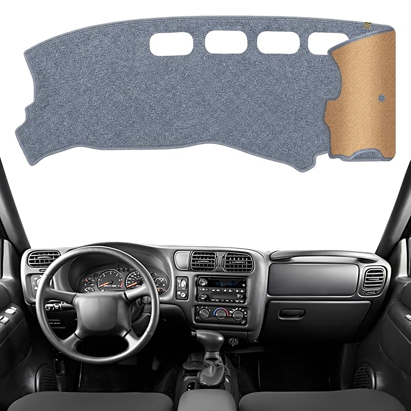 Capa para Painel Automotivo em Poliéster KEYOOG para Chevy Blazer, S10, G-MC Jimmy e Sonoma, Cinza