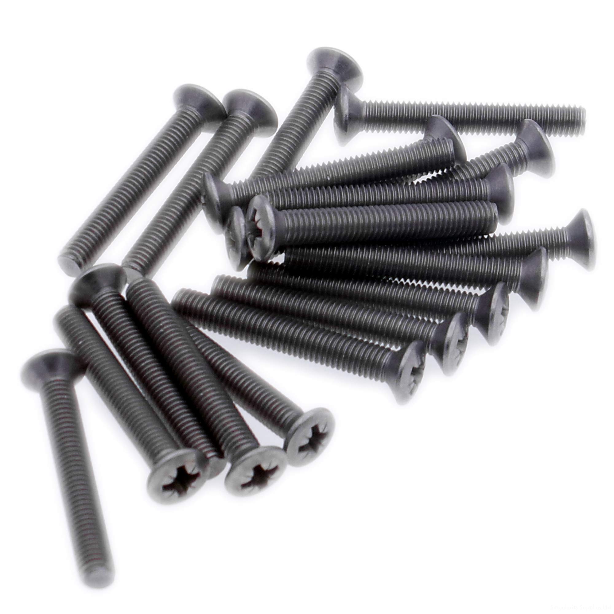 Singularity Supplies M5 (5Mm X 16Mm) Pozi Raised Countersunk Machine Screw (Bolt) - Stainless Steel (A2) (Pack Of 20)