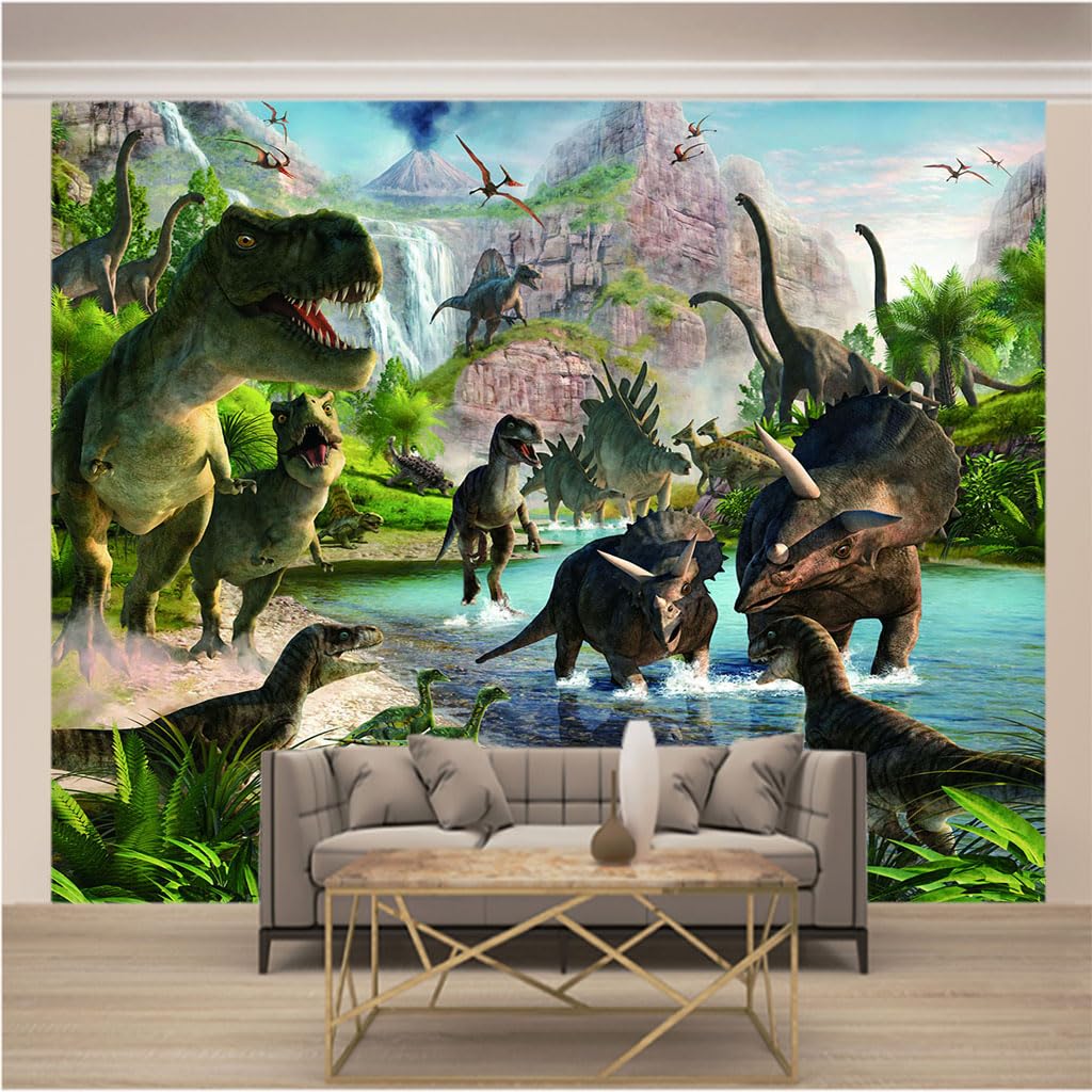 Papier Peint Intissé 3D Effet Murale Trompe l'oeil Grand Format 300 x 220 cm