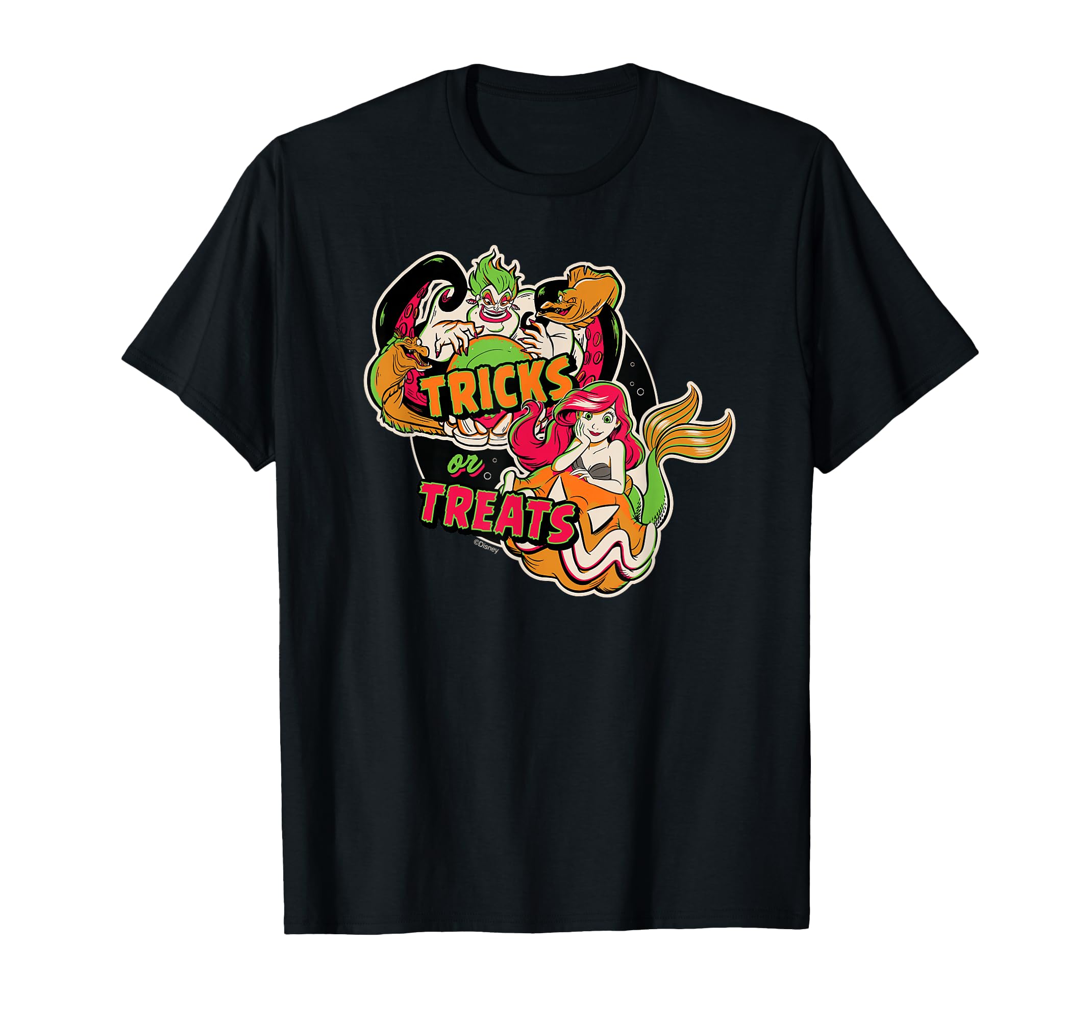 Disney Princess The Little Mermaid Ariel & Ursula Halloween T-Shirt