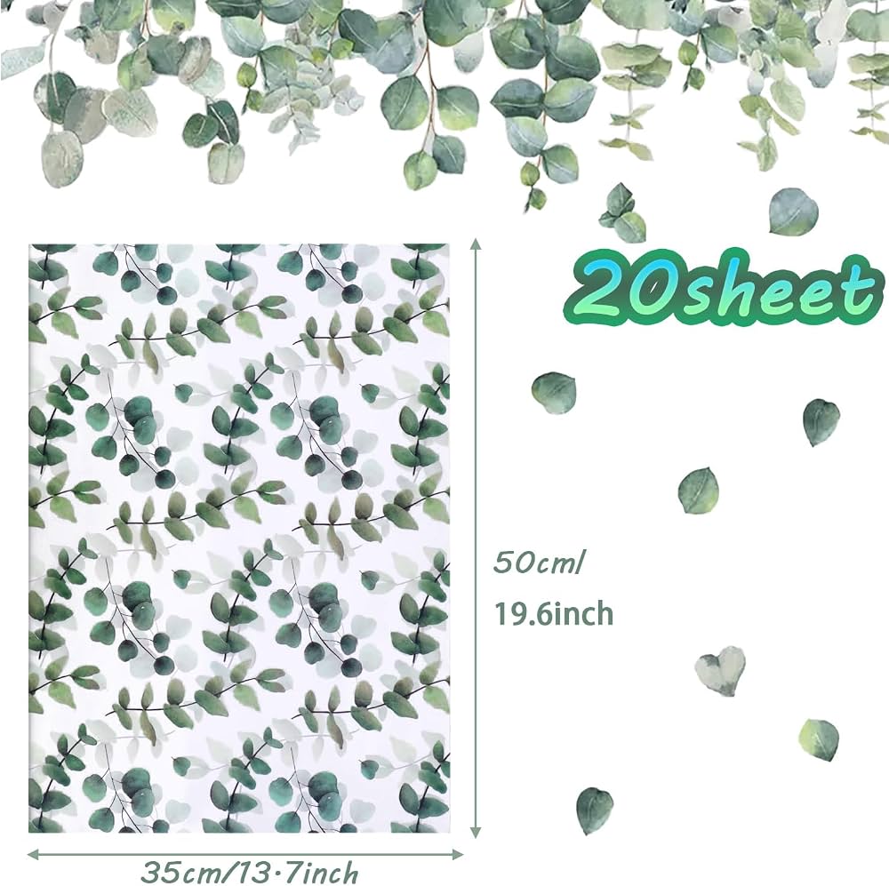 Jwssor Carta Velina Natalizia, 100 Fogli Di Carta Regalo Natalizia, 50 X