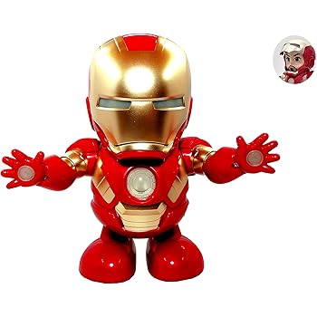 robot iron man dancing