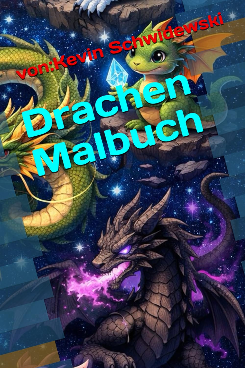 Drachen Malbuch
