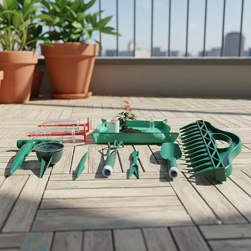Miniatura 3 de Gardening Hand Tools - Manual Garden Seeder - Repotting Mat  for Planting Seedling Vegetable Tomato Pepper Flower Lawn Indoor Outdoor Cultivation