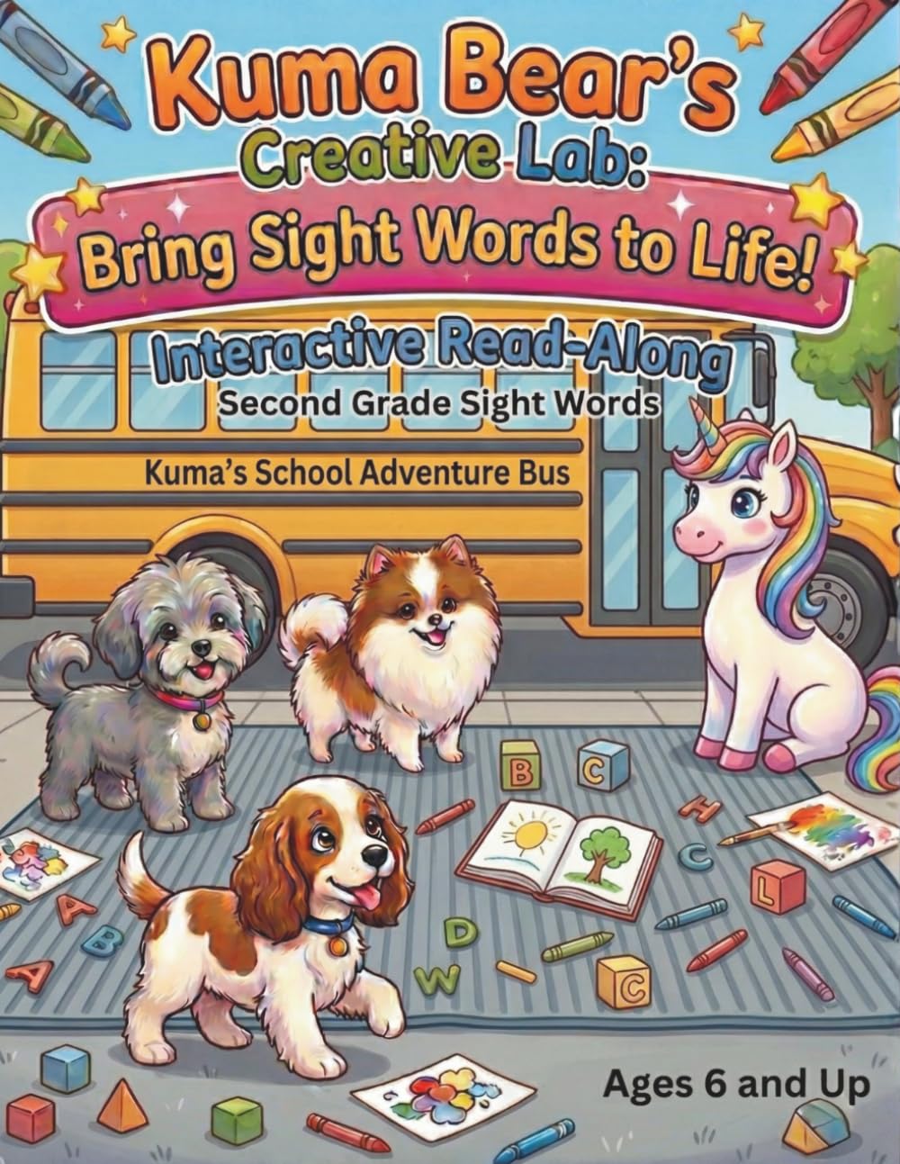 Kuma Bear's Creative Lab: Bring Sight Words to Life!: Interactive Read Along Second Grade Sight Words