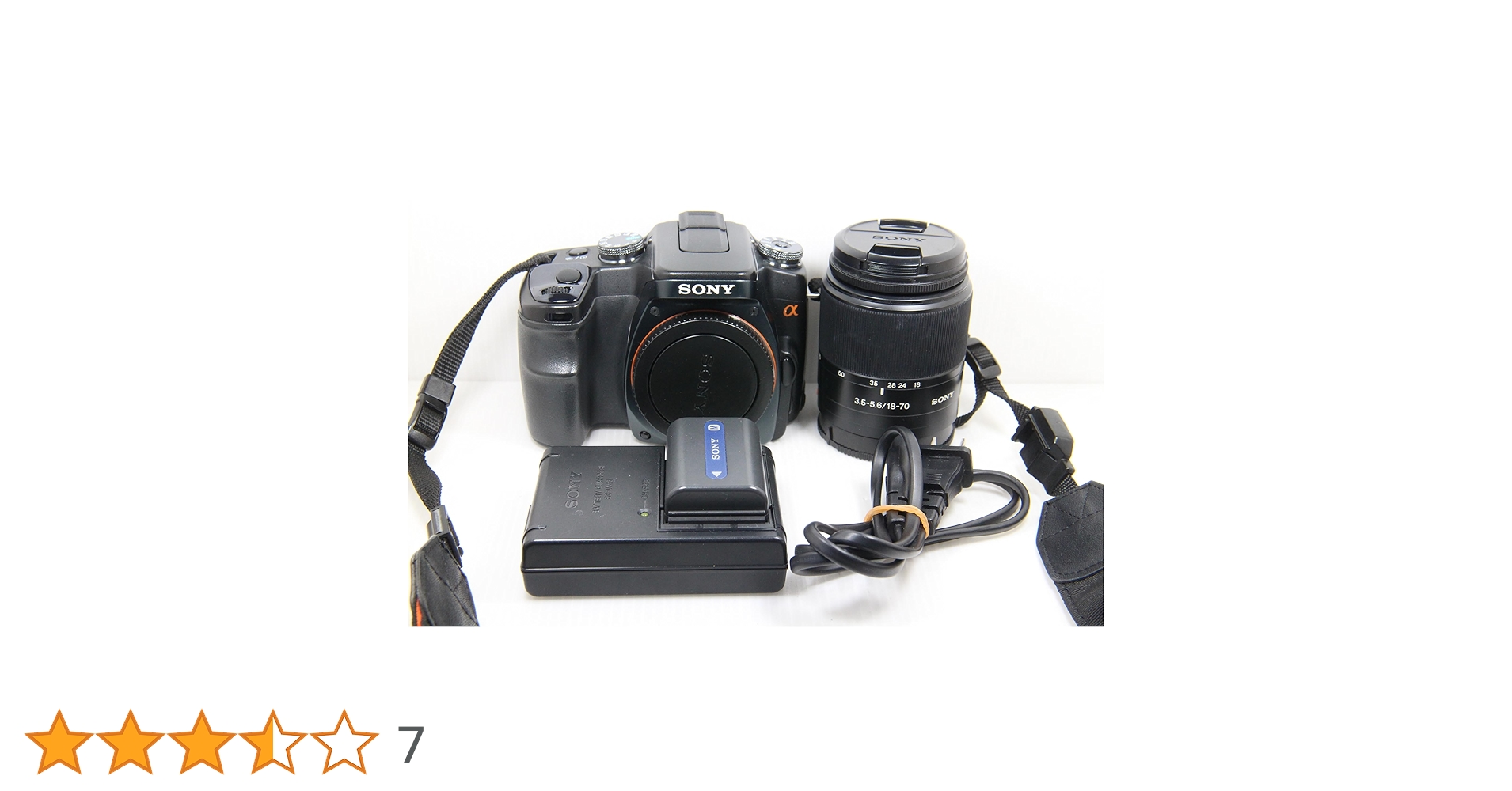 【箱付き】 SONY ソニー α100 レンズキット デジタル一眼カメラ Amazon | SONY デジタル一眼レフカメラ α100 ズームレンズキット