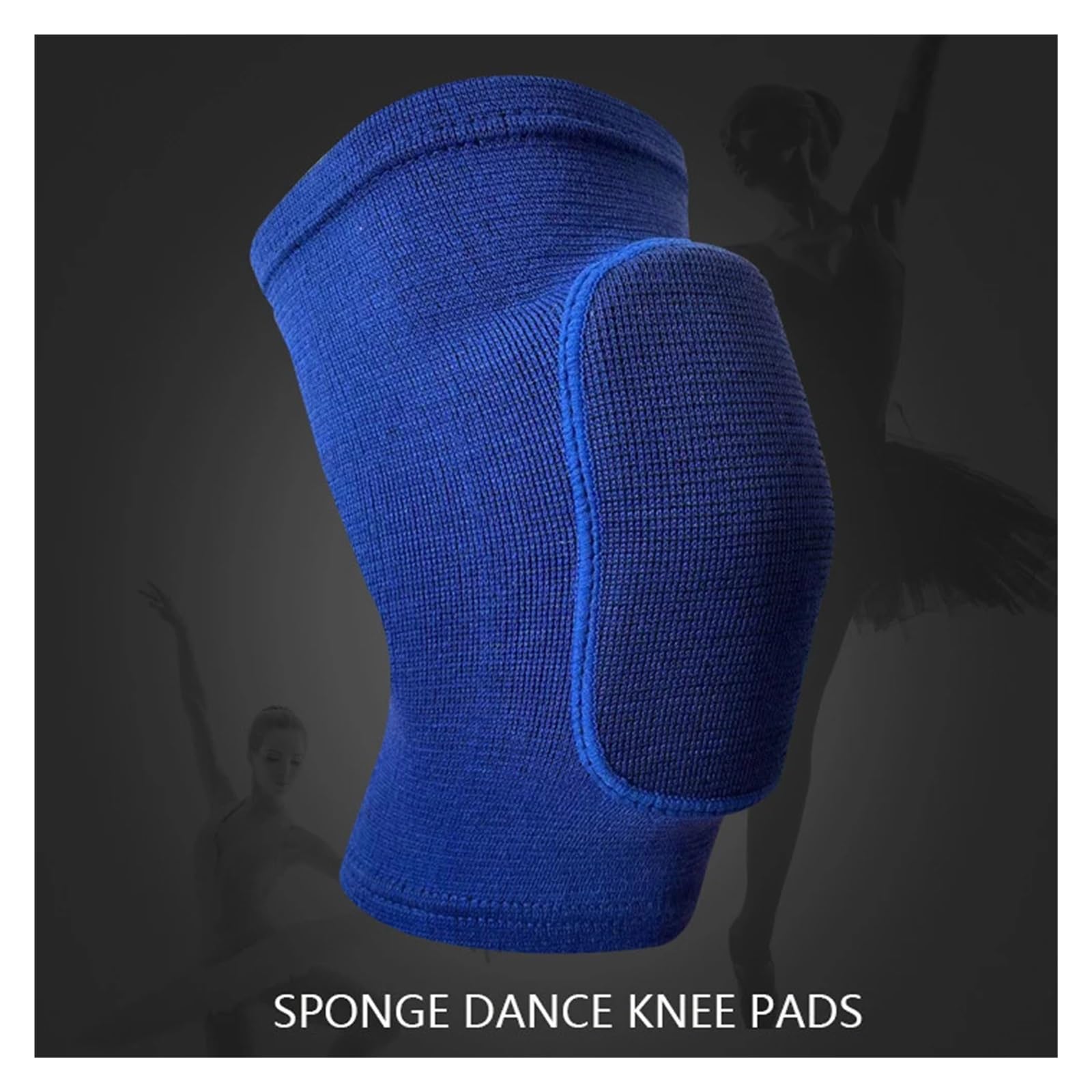 MRKU Genouillères de Sport antidérapantes, 1 Paire, en Mousse épaisse, pour Le Fitness, la Danse et Autres Exercices de Protection.