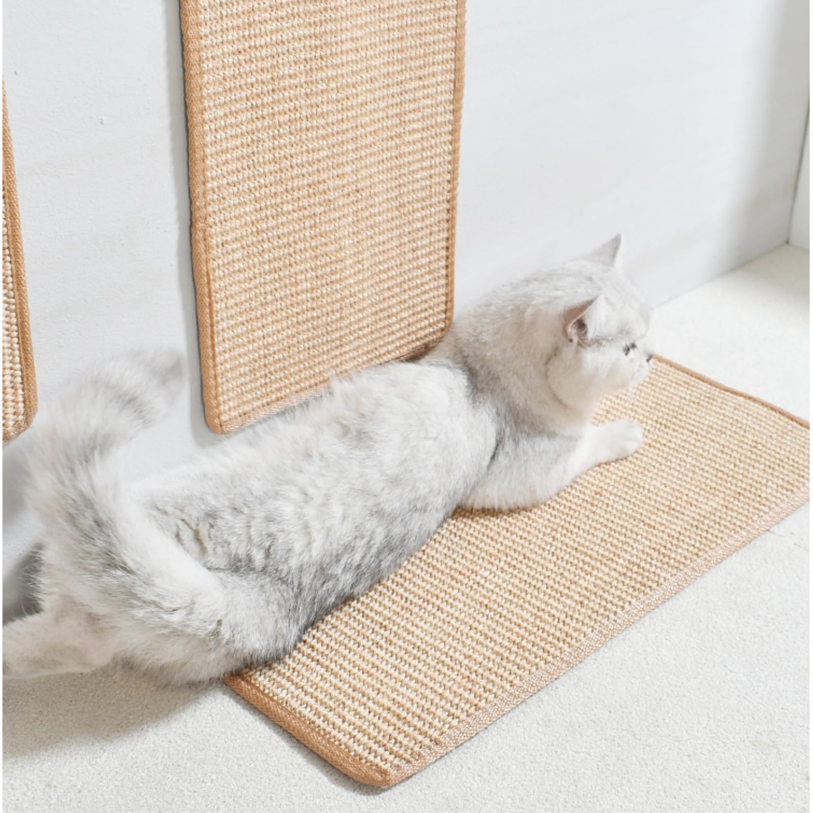 Cat Stratching Mat Sisal Cat Scratching Mat 2 Pack Cat Scratching Mats, Large 60cm X 40cm ...