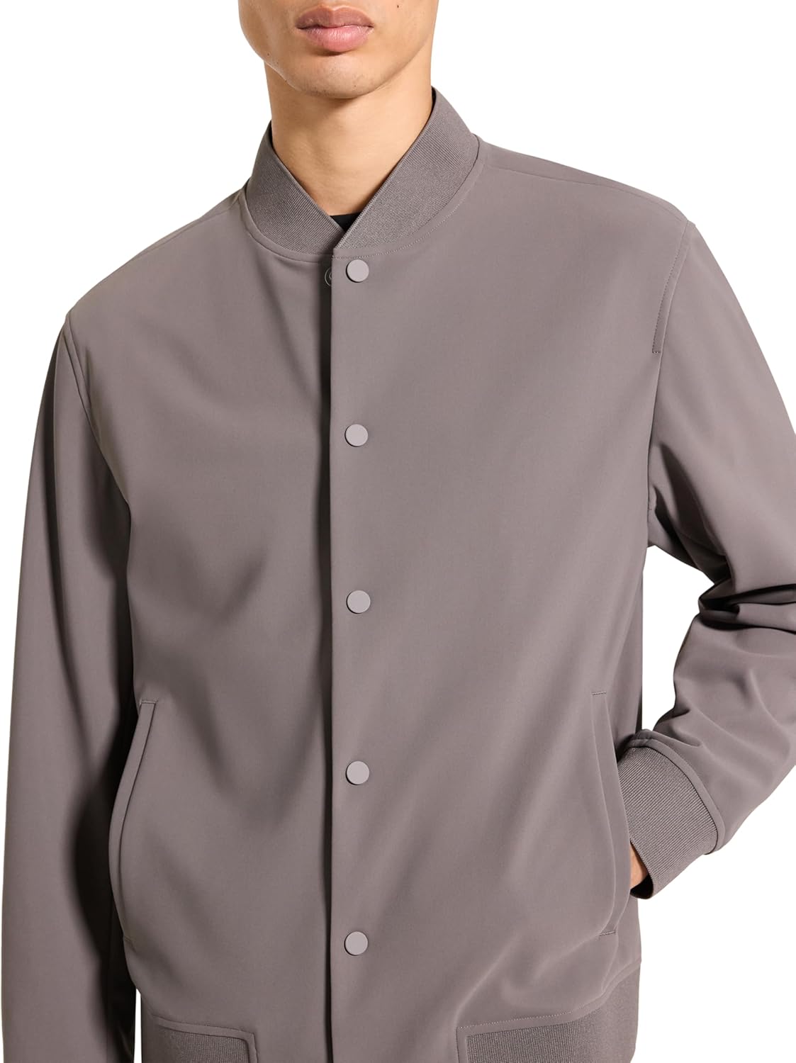 Theory mens Murphy Jacket in Precision Ponte - Image 2