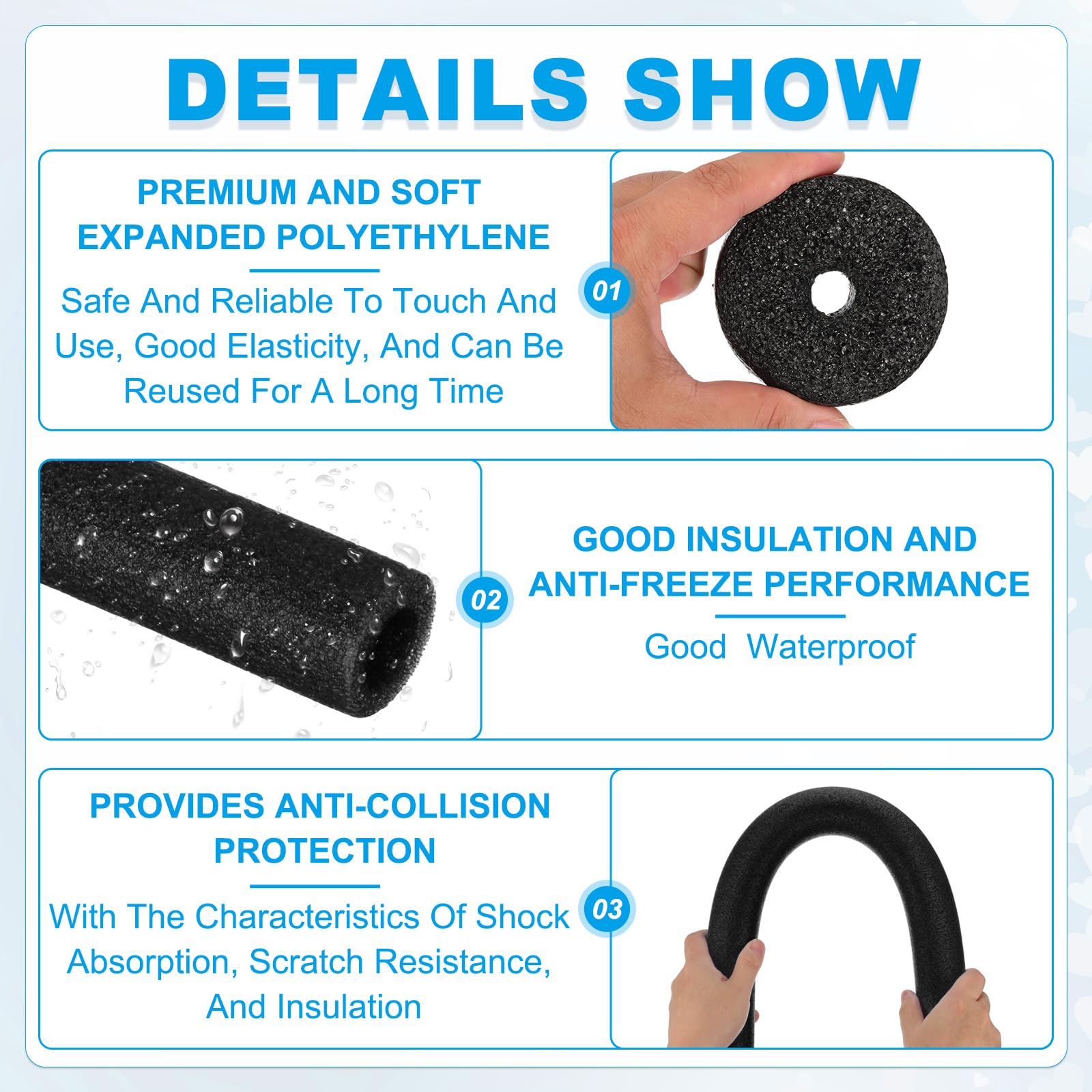 PATIKIL Pipe Insulation Foam Tube - Image 3