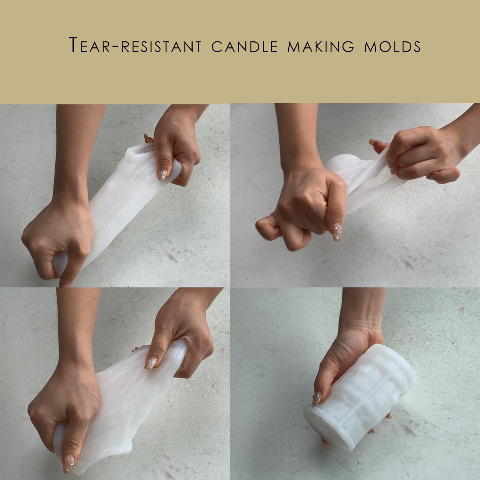 Moule à Bougie De Bouddha 3D En Silicone, Pour Méditation