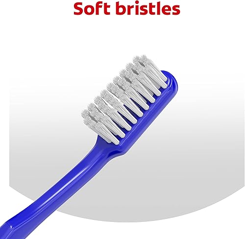 Vista 5 de Colgate Soft Toothbrushes, Bulk Toothbrushes, Individually Wrapped Toothbrushes for Adults, Case of 144