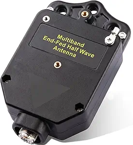 Upgraded 150W HF End Fed Antenna Balun, 1-30MHz CW FM AM FT4 FT8 SSB Multiband End Fed Half Wave Antenna Balun 4 Band 8 Band for Outdoor 1:64 1:49