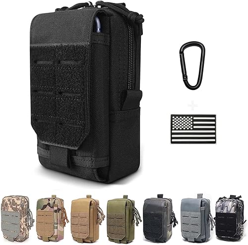 Miniatura 12 de Bolsa táctica Molle bolsa militar para hombres al aire libre bolsa de herramientas EDC bolsa de herramientas utilitario organizador chaleco paquete