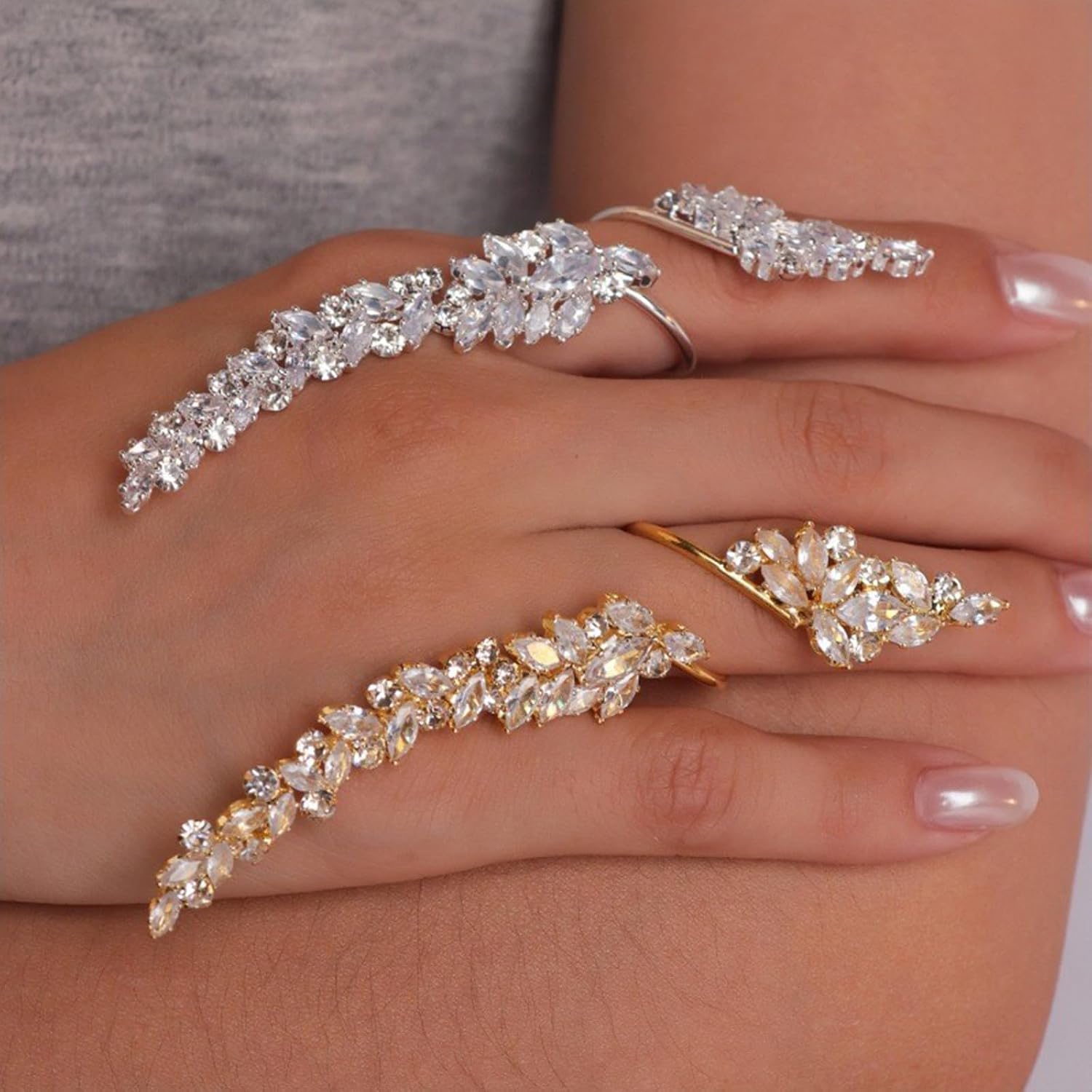 Cocktail Nail Statement Rings for Women image 3