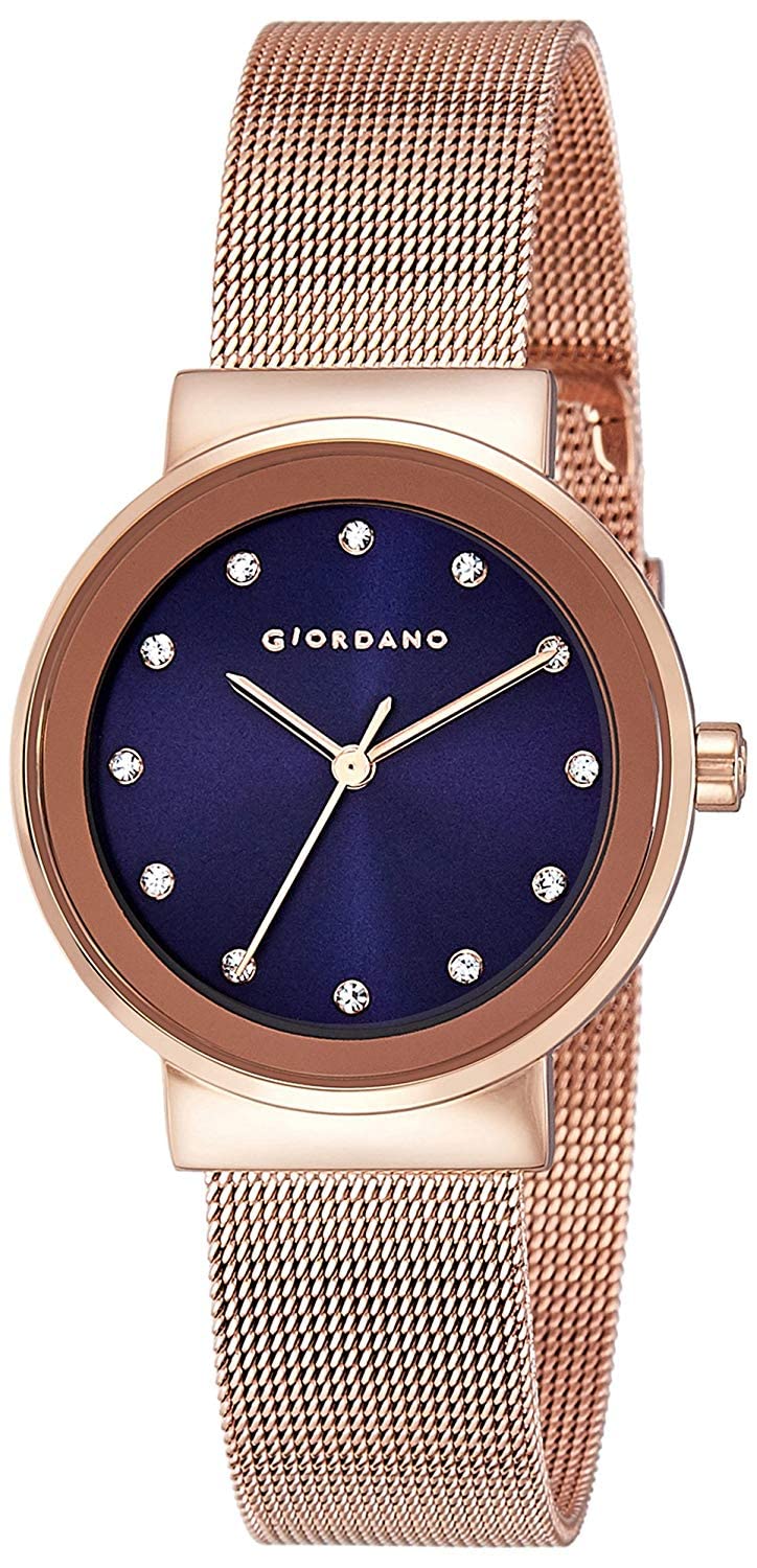 See full amazon price history chart for Giordano Analog Watch for Women with Rose Gold Case, Crystal Studded Dial and Classy Metal Mesh Band, Ladies Wrist Watch Gift for Women A2047 (Dial: Blue Strap: Gold) Giordano Analog Watch for Women with Rose Gold Case, Crystal Studded Dial and Classy Metal Mesh Band, Ladies Wrist Watch Gift for Women A2047 (Dial: Blue Strap: Gold) (B01MTX4ZX9) Amazon Price History, Amazon Price Tracker