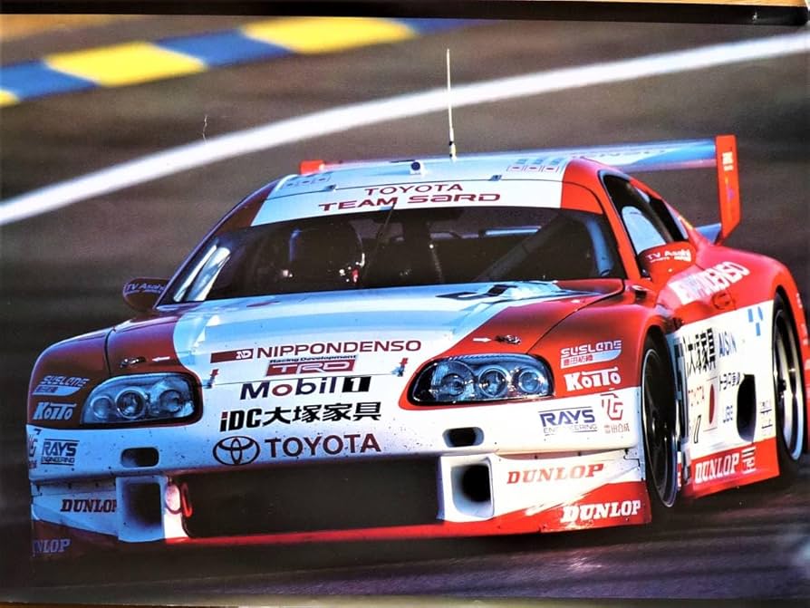 Photo Vintage 1990s – Sekiya Mitsusada Kageyama Toyota – Pilotes Japonais – Old Photo