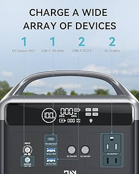 Amazon.com : DaranEner Portable Power Station 300W (600W Surge