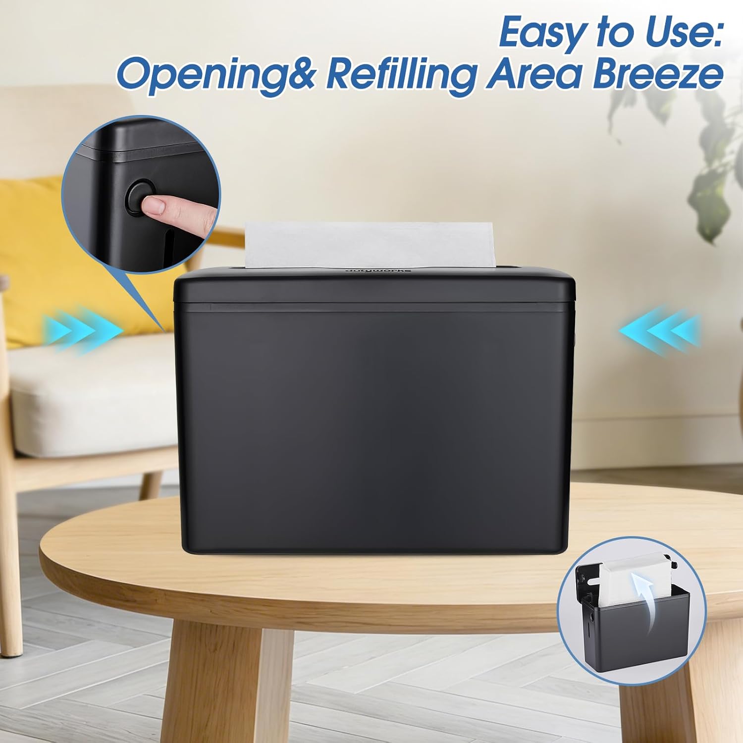 Countertop Paper Towel Dispenser, Large Capacity, Non-Slip Base, Compatible with Multifold, C-Fold & Z-Fold Towels, Ideal for Bathroom, Kitchen, Commercial & Office Use, Durable ABS Construction