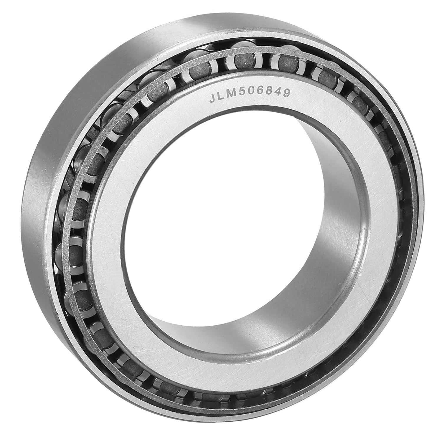 uxcell JLM506849/JLM506811 Tapered Roller Bearing Cone and Cup Set, 2.165" Bore x 3.543" OD x 0.906" Thick, Chrome Steel Taper Bearing Set, ABEC-3