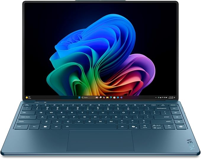 Lenovo Yoga Slim 9 Notebook Copilot+ PC 14” 4K OLED Touch WQUXGA (3840x2400), Intel Core Ultra 7 258V, RAM 32 GB, 1 TB SSD, WiFi 7, Windows 11 Home - Tidal Teal