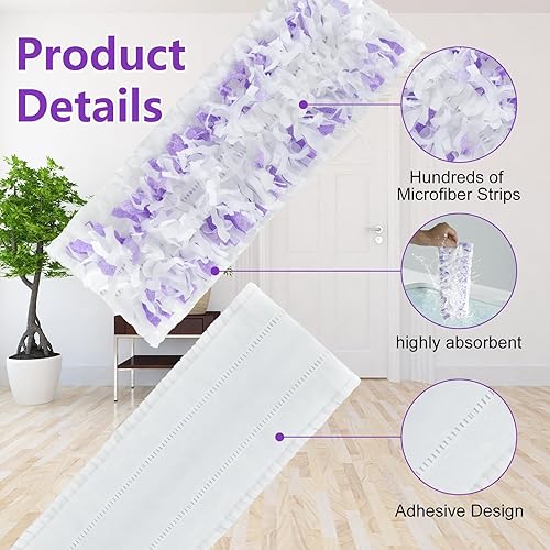 Miniatura 5 de 30 unidades desechables para repuestos Swiffer Power mop, almohadillas para mopa eléctrica Swiffer Power Mop, compatibles con mopa Swiffer Power y