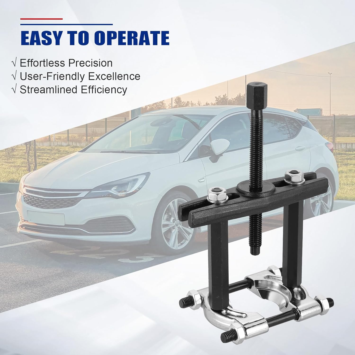 Bearing Puller Set, 5 Ton Capacity Bearing Separator, Pinion Wheel Bearing Removal Kit with 2" and 3" Jaws, Wheel Hub Axle Puller Set, 14PCS Bearing Separator Puller with Case