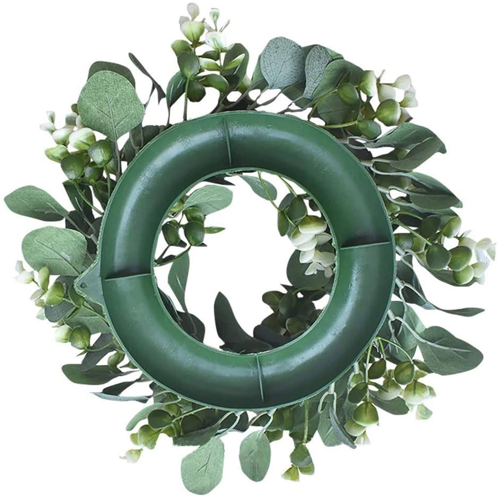 MIAOXIAO Corona De Navidad Puerta Guirnalda de Eucalipto Artificial Simulación Hierba Aldaba Colgante Corona para Boda El Interior O El Exterior De La Decoración De Navidad