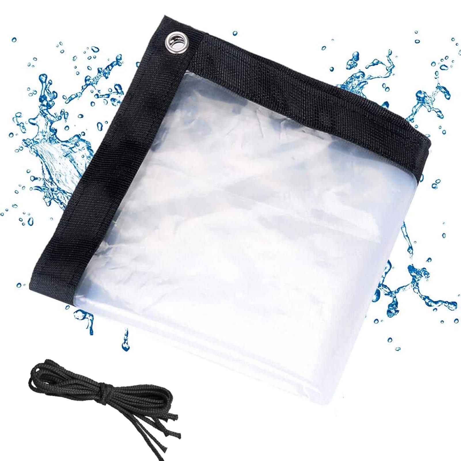 Lona transparente impermeable para evitar filtraciones y humedades en techos