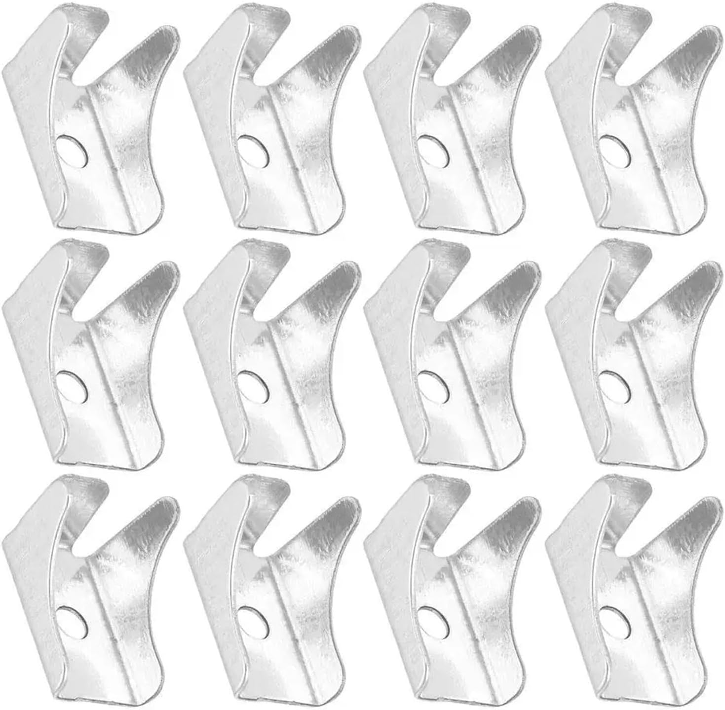 Shelf Clips 48Pcs Shelf Support Clips for Metal Shelving Cabinet Accessories Layer Board Brackets Supporting Bookshelf Pegs Hardware