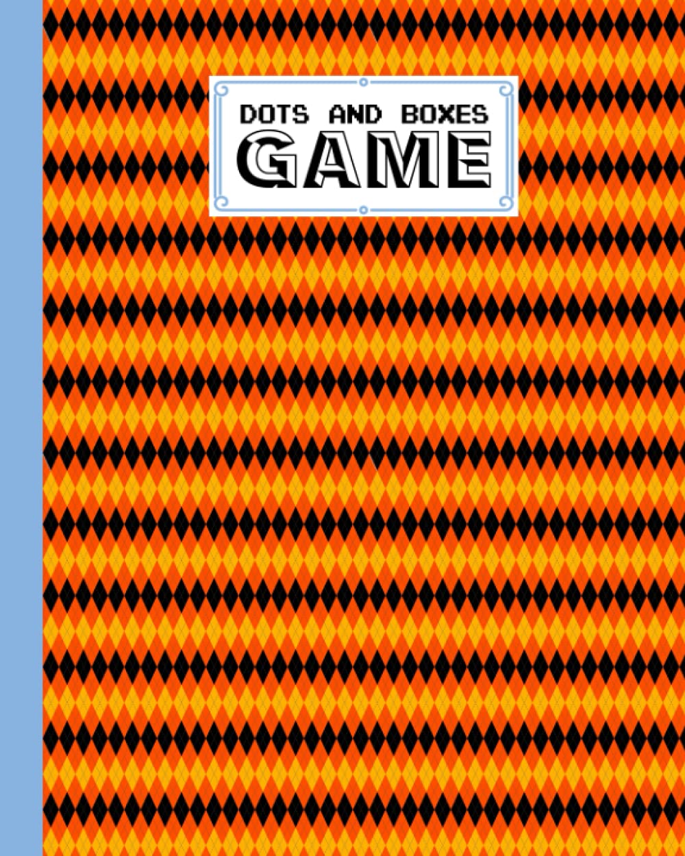 Dots And Boxes Game: Premium Rhombuses Cover Dots And Boxes Game, A Classic Strategy Game - Large and Small Playing Squares, 120 Pages, size 8" x 10" by Tracey Fletcher