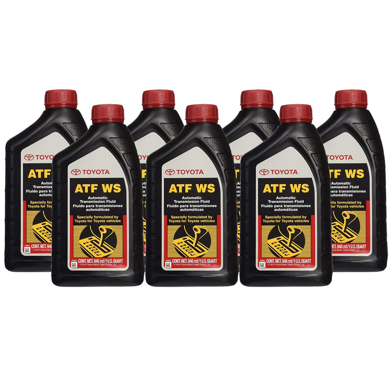 Genuine OEM ATF WS 7 Quarts Automatic Transmission Fluid (7x1 qt) For Toyota Lexus