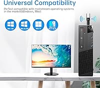 Vista 7 de Adaptador WiFi USB 1300Mbps USB 3.0 WiFi Dongle Dual Band WiFi Adaptador de red inalámbrica para PC portátil de escritorio, compatible con Windows