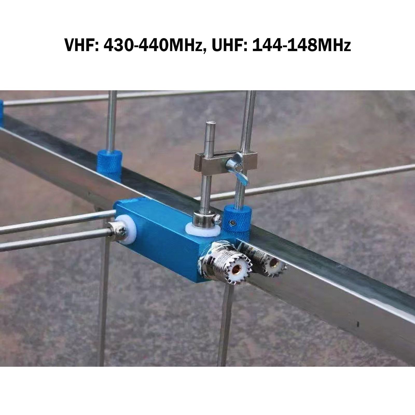 YAGI Antenna ad alto guadagno 10/15dBi 2m/70 cm per esterni GRMS Yagi Antenna 144-148MHz/430-440MHz 11 elementi per sistema ripetitore radio Ham 433 MHz (staffa di montaggio non inclusa)