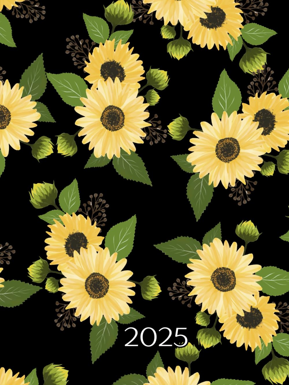 Agenda 2025 journalier grand format 1 page par jour de gratitude et de journaling