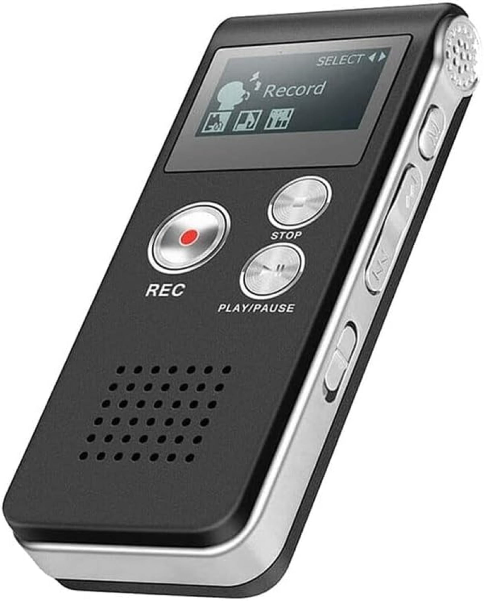 Ghost Hunting EVP Recorder 8GB Paranormal Equipment Spirit Digital Voice Box Digital Voice Recorder Mini USB Recording with Screen, WAV, MP3 Player 1536 Kbps
