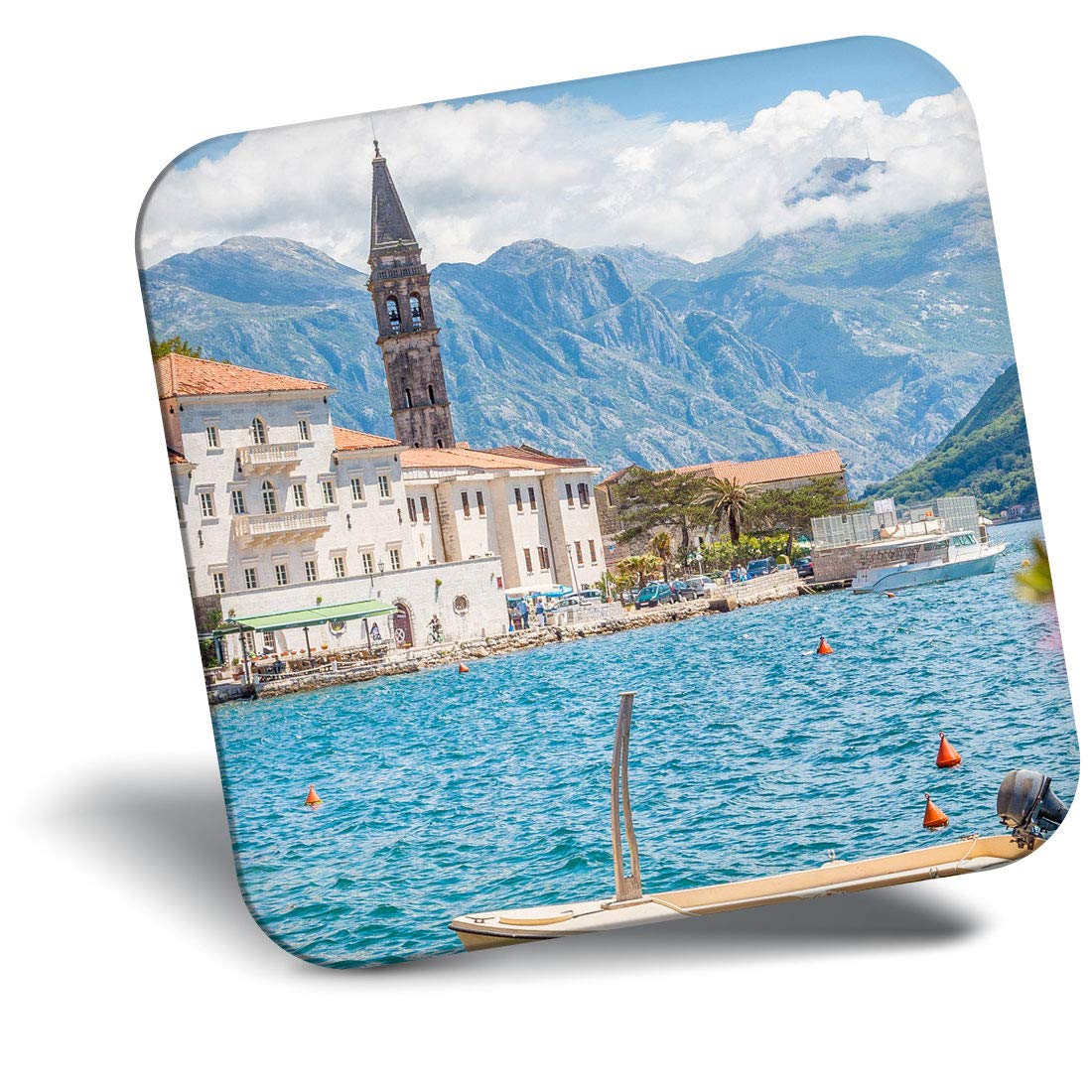 Destination Vinyl Ltd Fridge Magnet - Bay of Kotor Montenegro Sea 12485