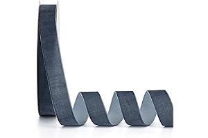 1200" (100 Yards) Dark Dusty Blue Velvet Ribbon