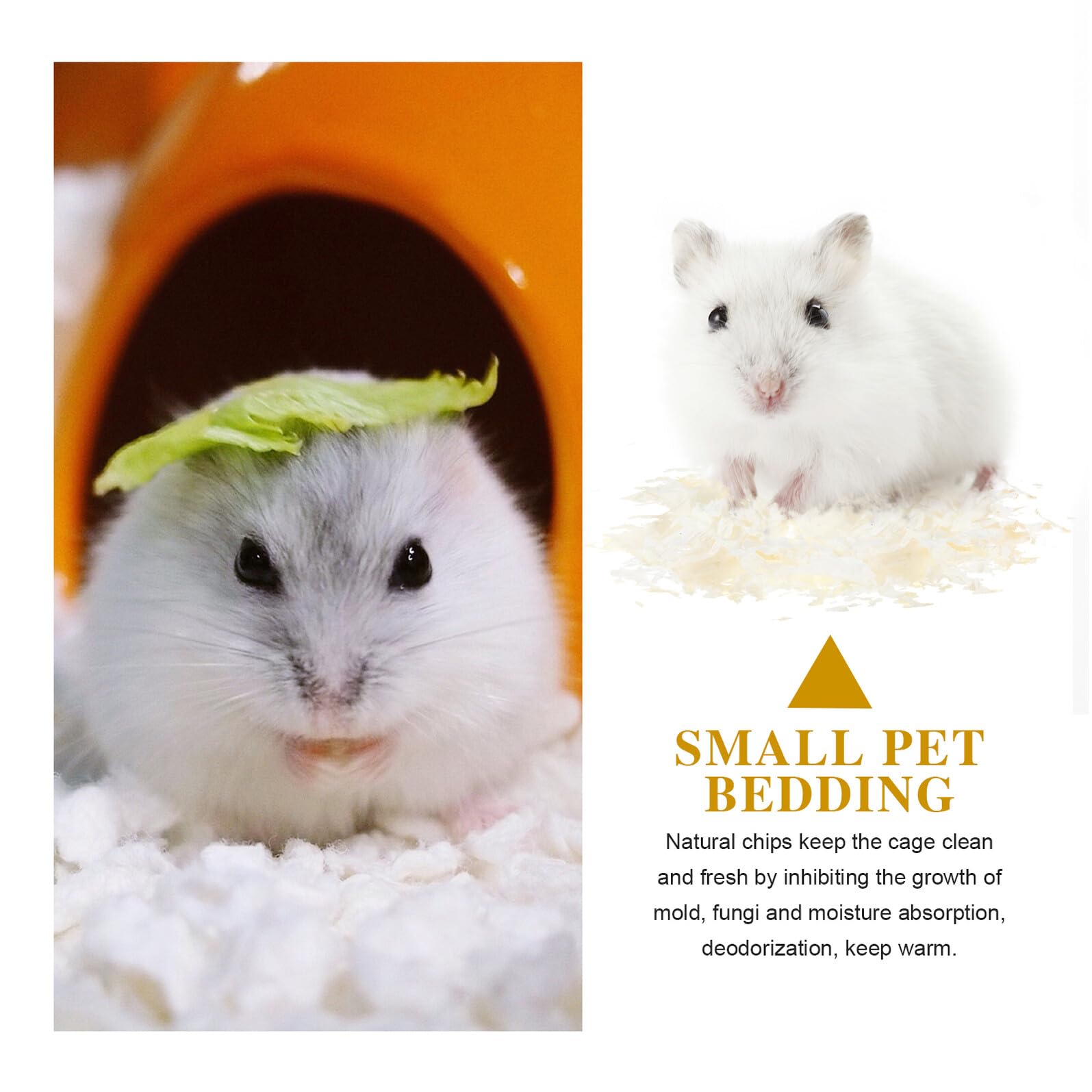 VALICLUD Pets Rest Saugfähige Einstreupapiere für Kleintiere – 1 Packung Hamsterstreu Meerschweinchenstreu Staubarme Weiße Papierfasern Natürliche Feuchtigkeitsaufnahme Geruchsbindend für