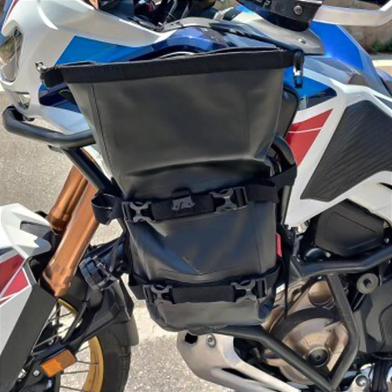 Moto Sacoche Selle Sacoche Latérale Réservoir Moto Selle Sac À Outils Protection Étanche Pare-chocs Grande Capacité 8 L Pour 1250 GS