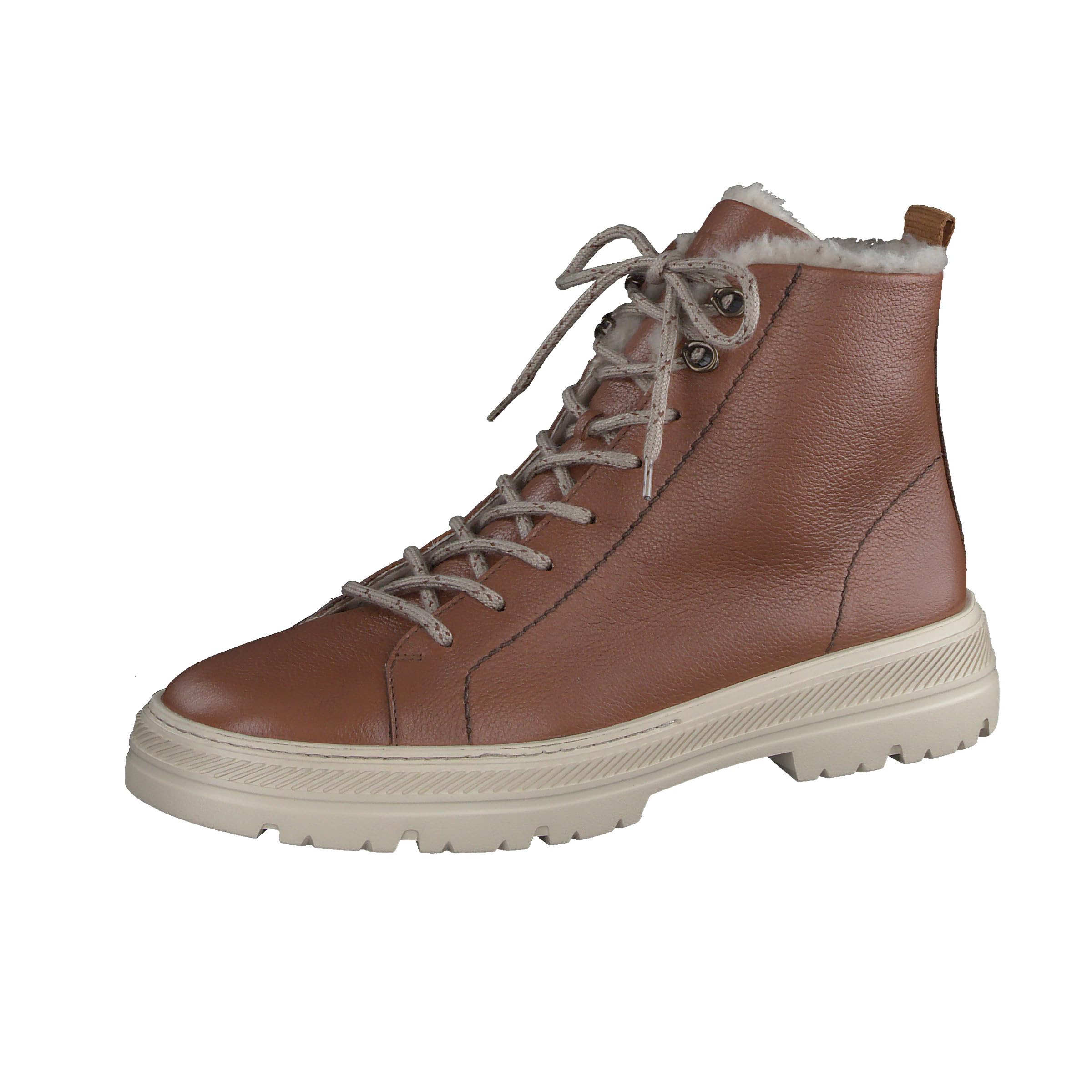 Paul Green Damen Frauen Schnürstiefeletten,Warm gefüttert